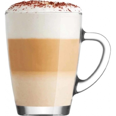 LAV Sklenený kávový hrnček Vega s uškom 250 ml