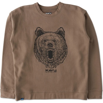 KAVU Мъжки пуловер Kavu Kavu Core Crew Jumper - Brown Bear (017-4083-0112)