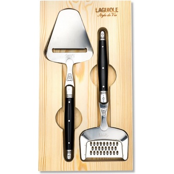 Laguiole Комплект слайсер и ренде за сирена PREMIUM, черен, Laguiole (LAGSDV-301432)