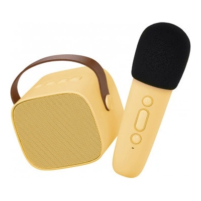 Lalarma Bluetooth Karaoke set Mikrofon a Reproduktor Yellow