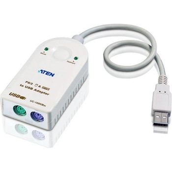 ATEN UC100KMA кабел PS/2 0, 3 м 2x 6-p Mini-DIN USB A Бяла (UC100KMA-AT)