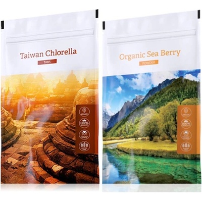 Energy Taiwan Chlorella 200 tablet + Organic Sea Berry powder 100 g