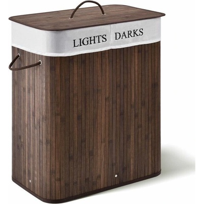 Juskys JS107620 100 l 52 x 32 x 63 cm hnědý – Hledejceny.cz