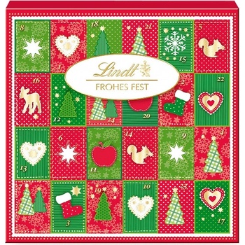 Lindt adventný kalendár Frohes fest 115g