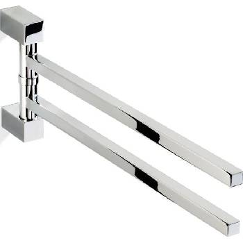 DECOR WALTHER Закачалка на релса за кърпи Corner вертикални двойна хром (0560700)