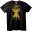 NOONEBRAND Тениска с Зодиакален Знак Близнаци - 2XL, Black