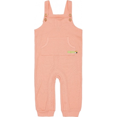 Dětské laclové kalhoty Světle oranžová