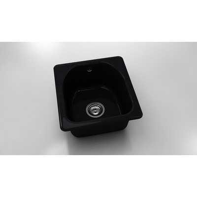 FAT Мивка Classic 217, Polymer marble, 12 Черен гранит, с включен сифон