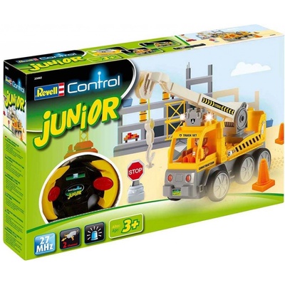 Revell Autíčko REVELL 23002 JUNIOR Crane Truck 27 MHz
