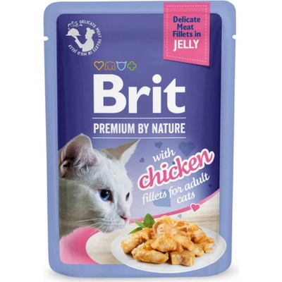 Brit Premium Cat Delicate Fillets in Jelly with Chicken 85 g