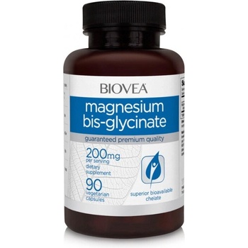 Biovea Magnesium Bis-Glycinat 200mg - Магнезий | 90 caps (8057)