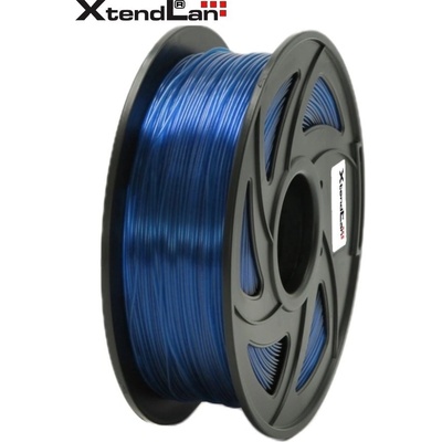 XtendLAN PLA 1,75mm průhledný 1kg modrý