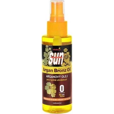 VIVACO Opalovací olej s BIO arganovým olejem SPF 0 100 ml