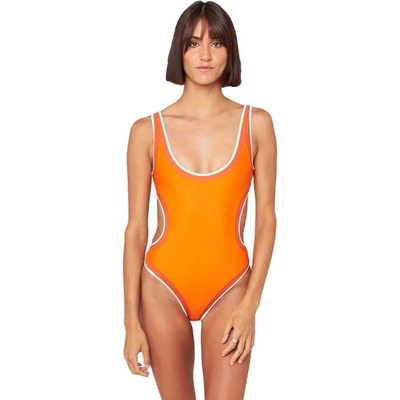 Rip Curl Бански костюм Rip curl Vv Border Biding swimsuit - Orange (Bright Orange)