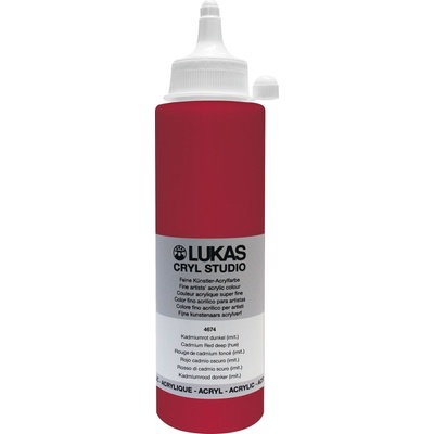 LUKAS Cryl Studio АКРИЛНА боя Cadmium Red Deep (Hue) 250 ml 1 бр (46740250)