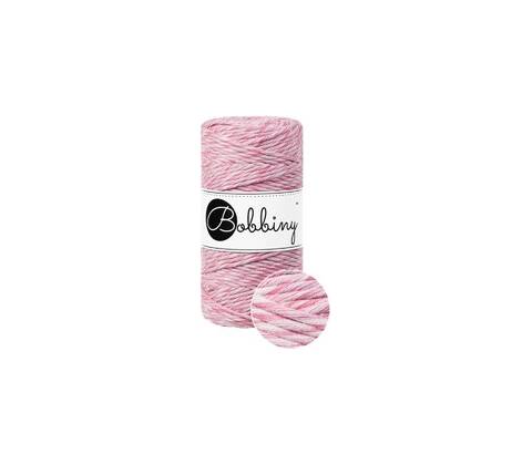 Bobbiny Macrame Regular 3 mm - Raspberry Shake
