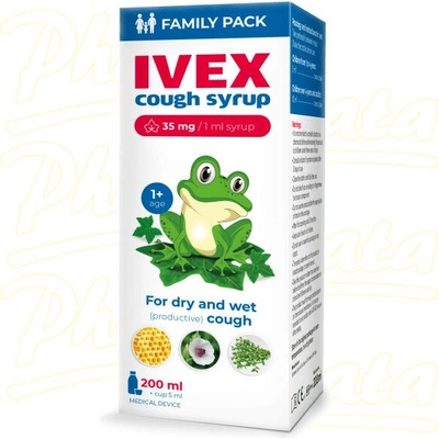 IVEX sirup na kašel od 1 roku 200 ml
