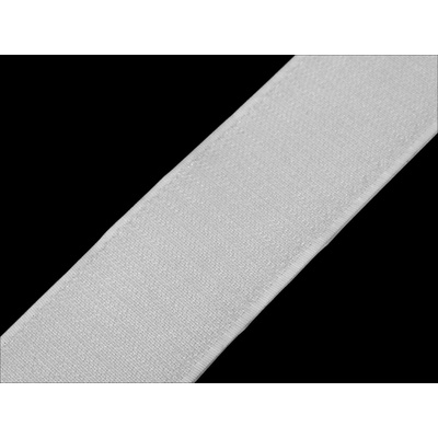 Suchý zip háček samolepicí šíře 50 mm černý metráž - 2 bílá
