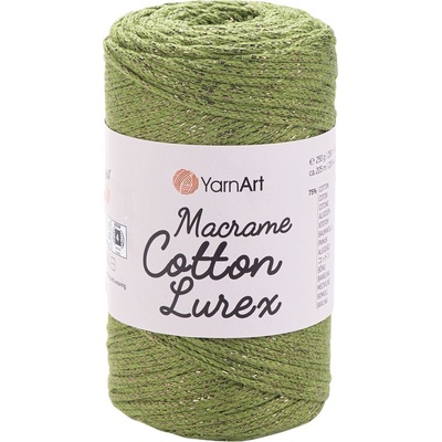 YARNART Macrame Cotton Lurex 2 mm 205 m 741 юта (Macrame Cotton Lurex 741)