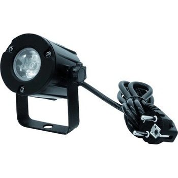 Eurolite LED spot 3W, 3200K, 6°, černý