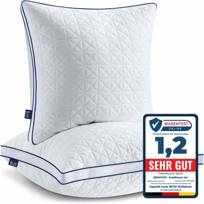 BedStory výškově nastavitelné polštáře 2 ks PL002010-YMLAMZDE 80x80