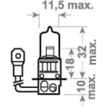 Trifa TDL Long Life HD H3 PK22s 24V 70W