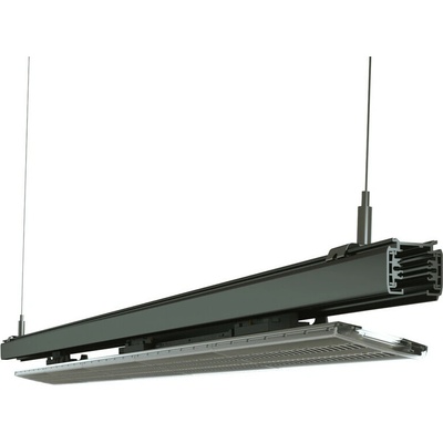 Ledco LED koľajnicové svietidlo T-Line, 45-60W, 4000K, 170lm/W, CRI90, 90°, výk., 1500mm, čierne