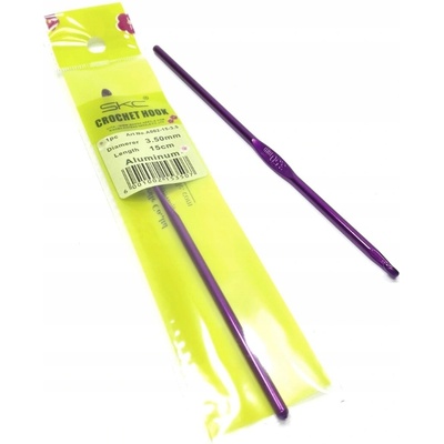 Háček SKC z eloxovaného hliníku 3,5 mm x 15 cm fialový