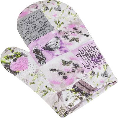 Bellatex Kuchyňská chňapka 28 x 18 cm Patchwork lila