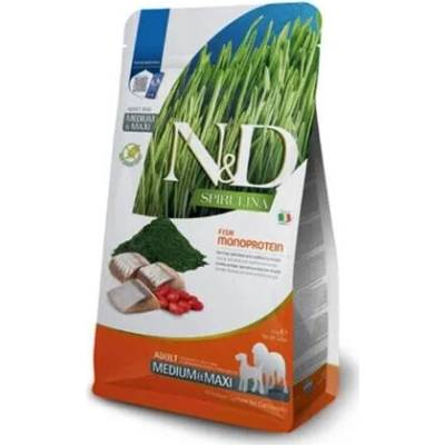 Farmina N&D pes SPIRULINA GF dospělý střední a maxi sleď 2 kg
