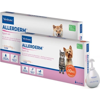 Virbac Allederm Spot-on 4 ml pre stredné a veľké psy (>10 kg) x 6 pipiet