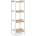 Bizzotto Етажерка Brooklyn нат/бял 4 рафта H100 cm (0734196)