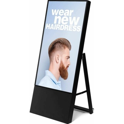 Jansen Display s.r.o. Digitálne áčko Smart Line 43" čierne, s monitorom