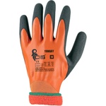 CANIS SAFETY a. s Cxs yungay / Зимни ръкавици, потопени в латекс - оранжеви/черни 8 (370009120908)