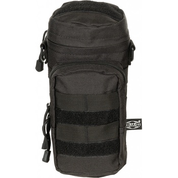 MFH okrúhla Molle na fľašu čierna