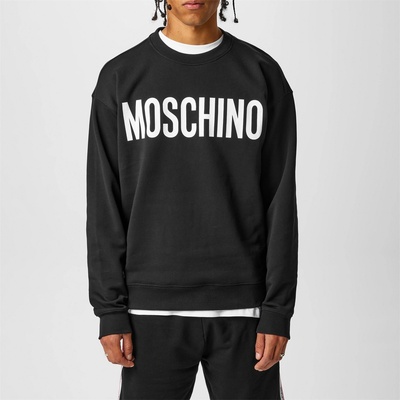 Moschino Блуза MOSCHINO Logo Sweatshirt - Black