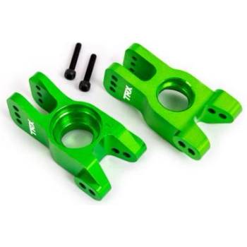 Traxxas задни главини алуминиеви зелено анодирани (лява и дясна)