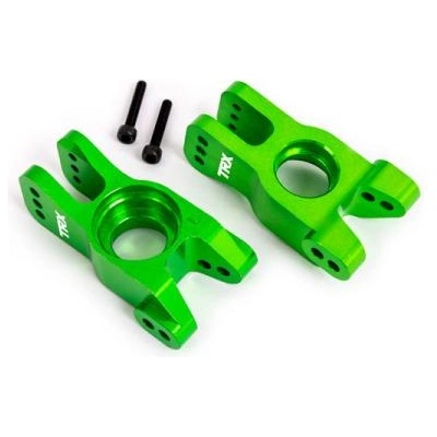 Traxxas задни главини алуминиеви зелено анодирани (лява и дясна)