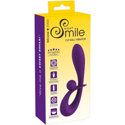Sweet Smile Clit Ball Vibrator Purple