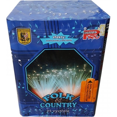 PyroMoravia Ohňostroj Folk a Country baterie 25 ran PM2331-E