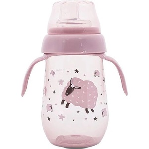 Lorelli Неразливащо шише с широко гърло Lorelli My Friend - 260 ml, Mellow Rose