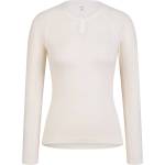 Rapha Дамско горнище Rapha Women's Merino Base Layer Long Sleeve Merino base layer - Cream / White (115-2687-0213)