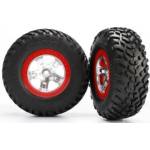 Traxxas колело 2.2/3.0", диск SCT сатенено-червен, гума SCT S1 (2)