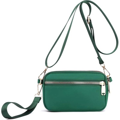 Зелена чанта текстил - Elda