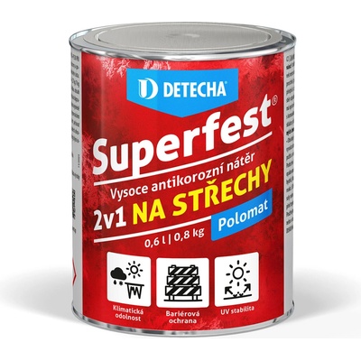 Detecha Superfest 0,8kg Šedá