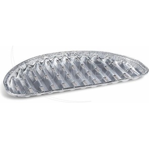 WIMEX s. r. o WIMEX s. r. o. Тава за скара (ALU) полукръгла 32, 5 x 19 см [3 бр. ]
