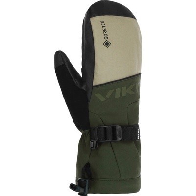 Viking Hudson Gtx mitten rukavice tmavo zelená čierna béžová