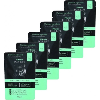 Fitmin Cat For Life Sterilized 6 x 85 g
