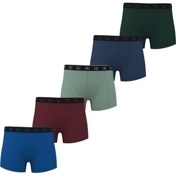 Giorgio Боксерки Giorgio Mens Essential 5-Pack Trunks - Bright / Black