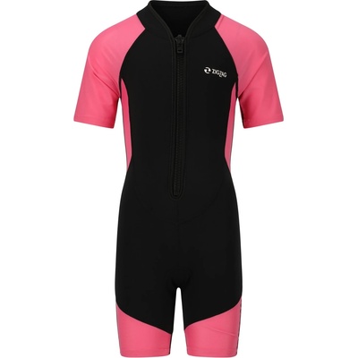 ZIG ZAG Детски цял бански от ликра (UV защита) ZIG ZAG Kid's Swim Suit Lycra - Shocking Pink - размер 6 Years (750-2641-0212)